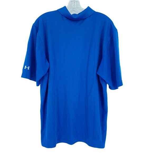 Under Armour Loose Men's Size Large Blue Golf Polo - Picture 2 of 9